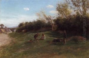 A Village Wayside, East Lothian by William Darling McKay