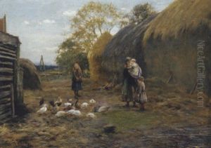 Feeding The Fowl by William Darling McKay