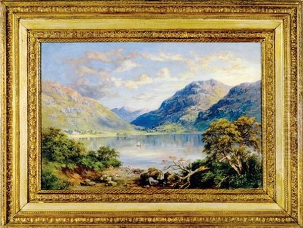 Scene At The Head Of Loch Earn Morning Effect - view 1