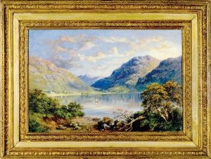Scene At The Head Of Loch Earn Morning Effect by McNeil Robert McLeay