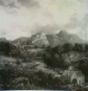 A Panoramic View Of Edinburgh Castle From The South-west by McNeil Robert McLeay