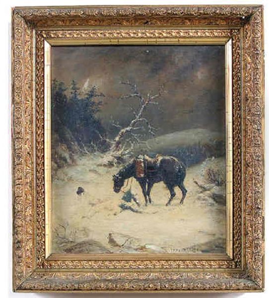 Fallen Rider With His Faithful Horse - view 1