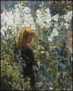 Easter Lilies by Helen Galloway Mcnicoll