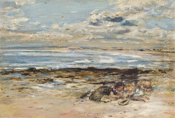 Carnoustie Bay, Scotland - view 1