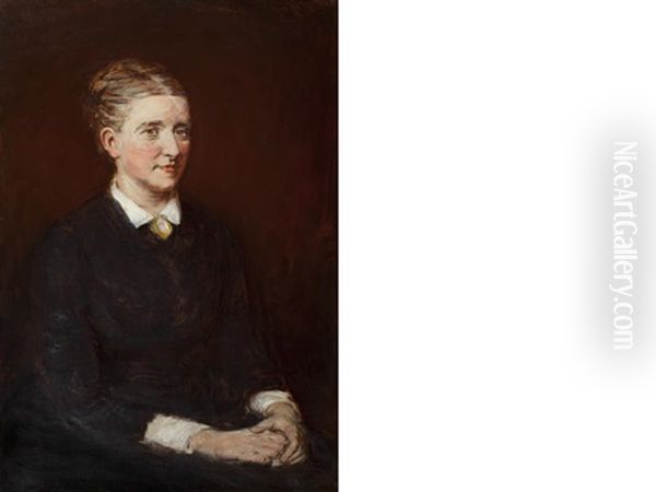 Portrait Of Mary Mctaggart, The Artist's First Wife - view 1
