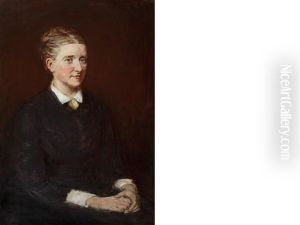 Portrait Of Mary Mctaggart, The Artist's First Wife by William McTaggart