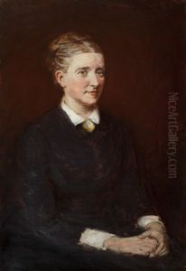 Portrait Of Mary Mctaggart, The Artist's First Wife by William McTaggart