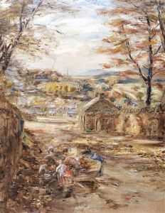 Autumn Leaves Lasswade by William McTaggart