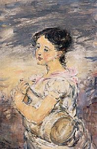 The Artist's Daughter - Jean Mctaggart by William McTaggart