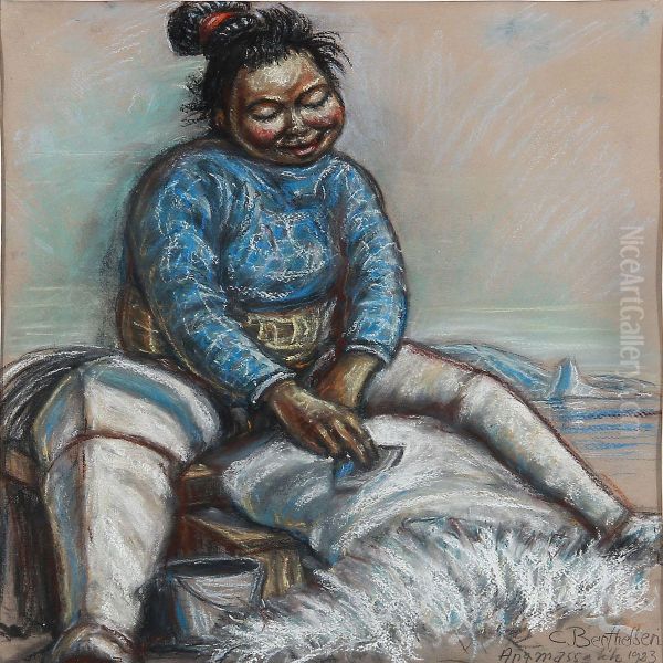 Portrait Of A Working Inuit - view 1