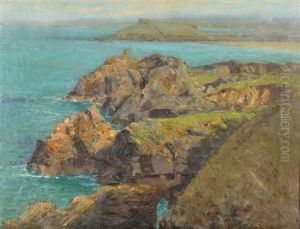 The View To St Ives From Clodgy Point by Arthur Meade