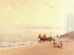 On The Coast (st. Ives Bay?) by Arthur Meade