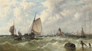 A Breezy Day Off The Low Countries by James Meadows Snr
