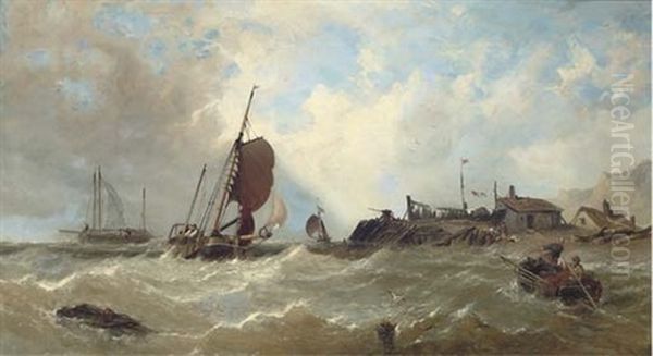 Fishing Vessels Off The South Coast - view 1