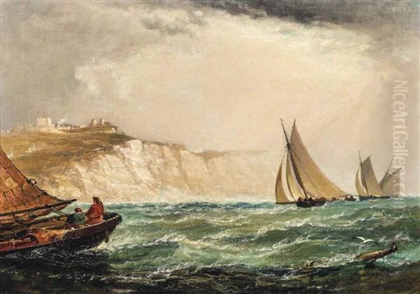 Smacks Making Dover Harbour - view 1
