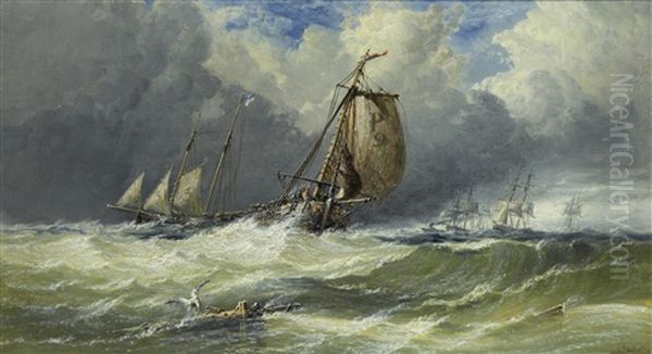 Fishing Vessels In Rough Weather - view 1