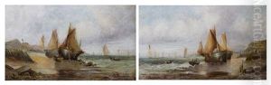 Ships At Low Tide (pair) Ships At Low Tide (pair)