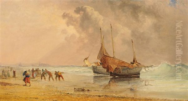 Beaching Boats In Brighton - view 1