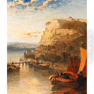 Lake Ehrinbrutstein (+ Lake Garda; Pair) by Arthur Joseph Meadows
