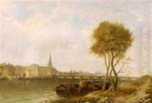 Perth On The River Tay by Arthur Joseph Meadows