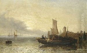 Hollandisches Segelboot Im Hafen Hollandisches Segelboot Im Hafen