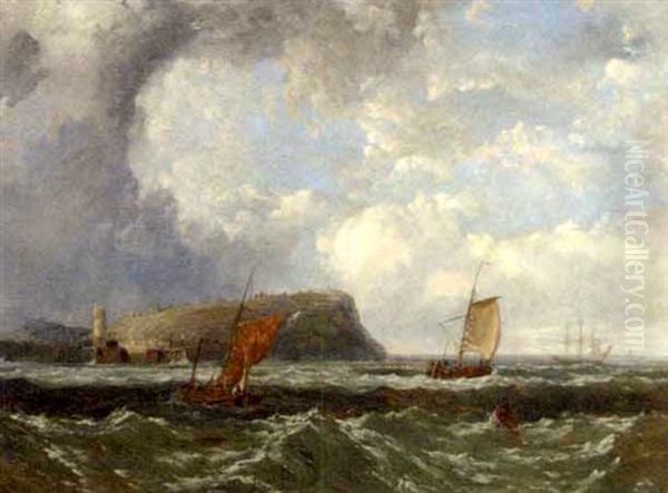 A Stiff Breeze Off The Harbour Mouth - view 1