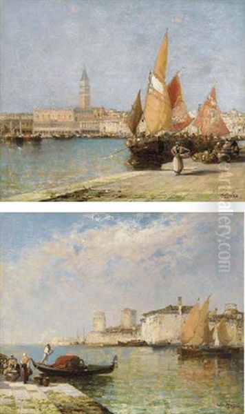 The Doge's Palace And Campanile, Venice - view 1