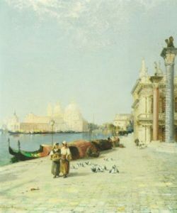 Venice, The Pigeons Of St. Mark's by Arthur Joseph Meadows