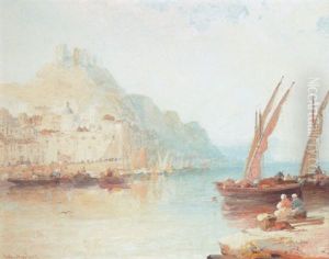 Amalfi In The Gulf Of Salerno, Italy by Arthur Joseph Meadows