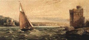 The Mouth Of The Dart With Dartmouth And Kingswear Castle