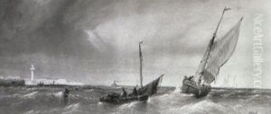 Fishing Boats Off Yarmouth