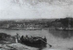Arona, Lago Maggiore by Arthur Joseph Meadows
