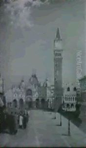 St. Mark's Square, Venice by Arthur Joseph Meadows