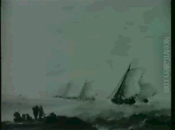 A Dutch Fishing Fleet - view 1