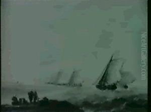 A Dutch Fishing Fleet by Arthur Joseph Meadows