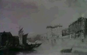 "on The Rhone Lyon" by Arthur Joseph Meadows