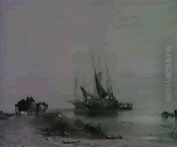 "the Coast Nr Boulogne - Morning" - view 1