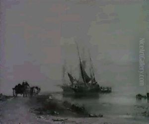 "the Coast Nr Boulogne - Morning" "the Coast Nr Boulogne - Morning"