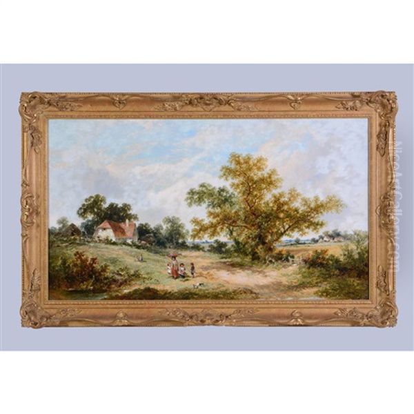 Landscape With Children On A Path - view 1