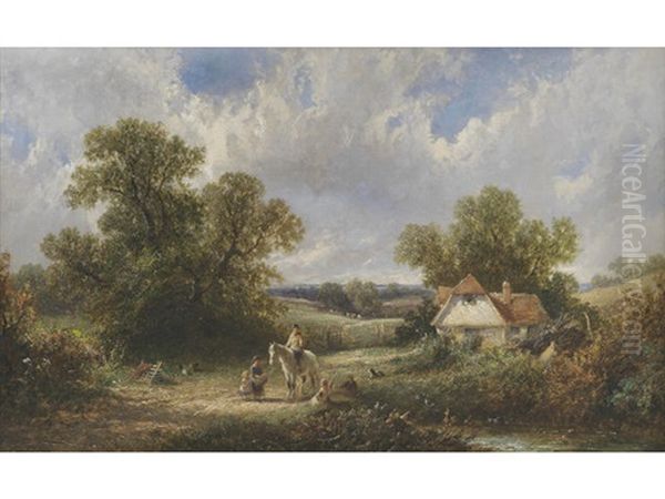 Children In A Country Landscape - view 1