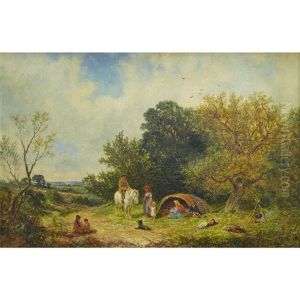Gypsy Encampment by James Edwin Meadows