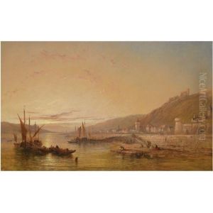 On The Rhine by James Edwin Meadows