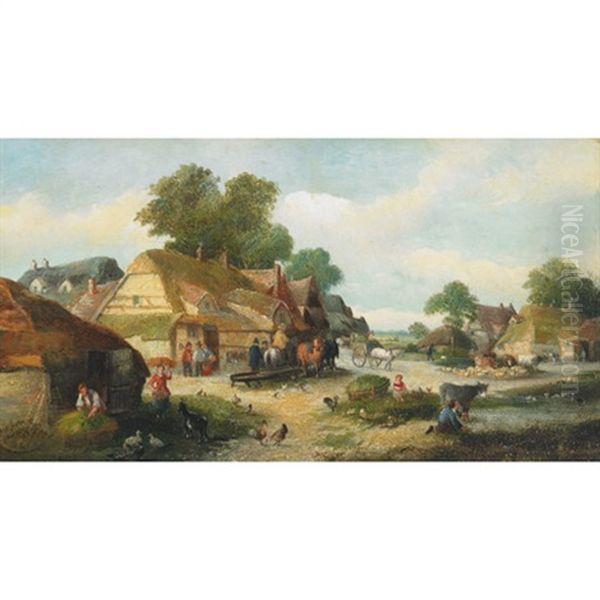 Farm Yard Scenes (pair) - view 1
