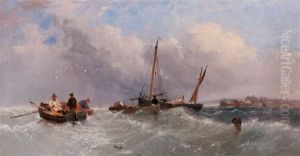 Fishing Boats Off The Essex Coast Fishing Boats Off The Essex Coast
