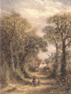 Figures On A Country Lane Figures On A Country Lane
