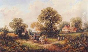 Returning Home After A Day's Work by James Edwin Meadows