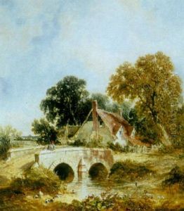 A Berkshire Cottage by James Edwin Meadows
