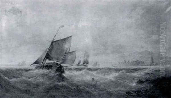 Fishermen In Choppy Seas - view 1