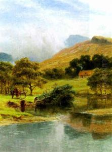 Saltwood Castle, Near Hythe, Kent by James Edwin Meadows