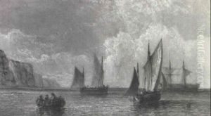 Fishing Off The Coast by James Edwin Meadows